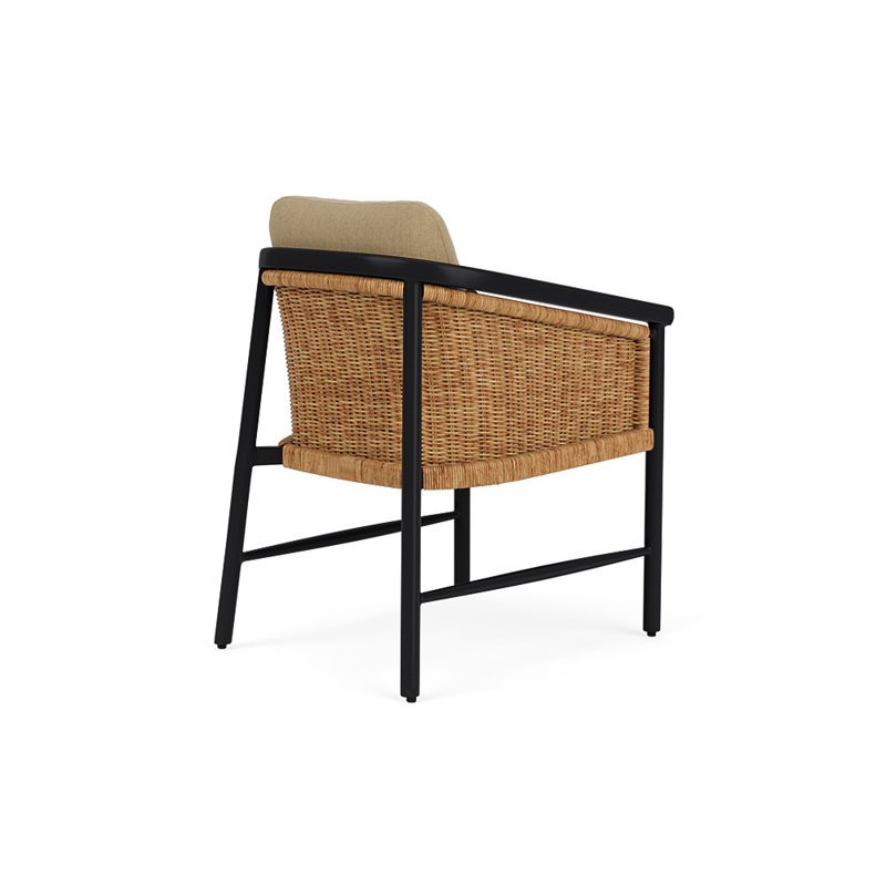 Galloway Outdoor Dining Armchair, Loveboat Saffron