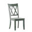 Fortville Solid Wood Cross Back Side Chair-1355638660