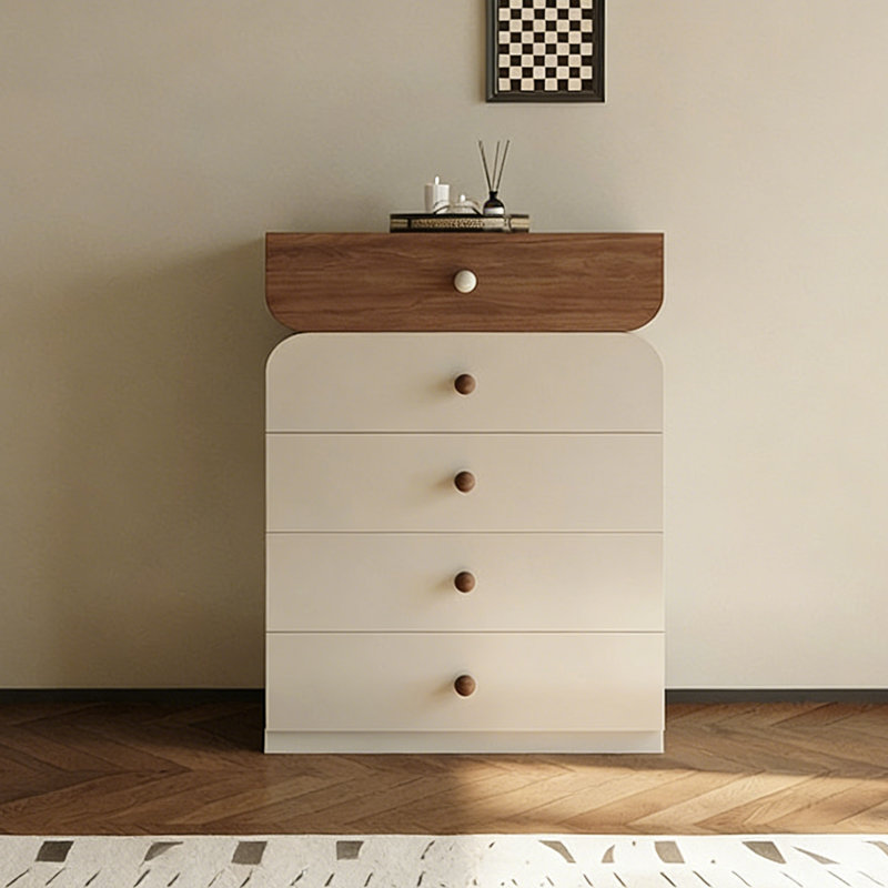 Commode d'appoint moderne de style crème