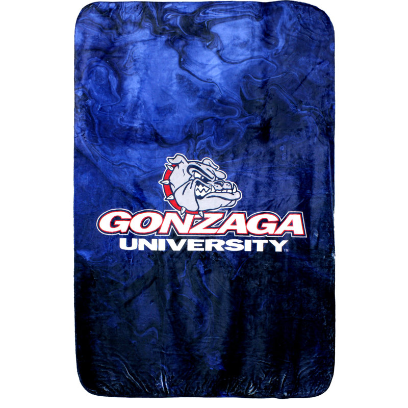 Couverture en polyester doux sublimé, l 30 po x L 40 po, Bulldogs de Gonzaga
