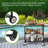 Outdoor Folding Grill Cart With Wheels