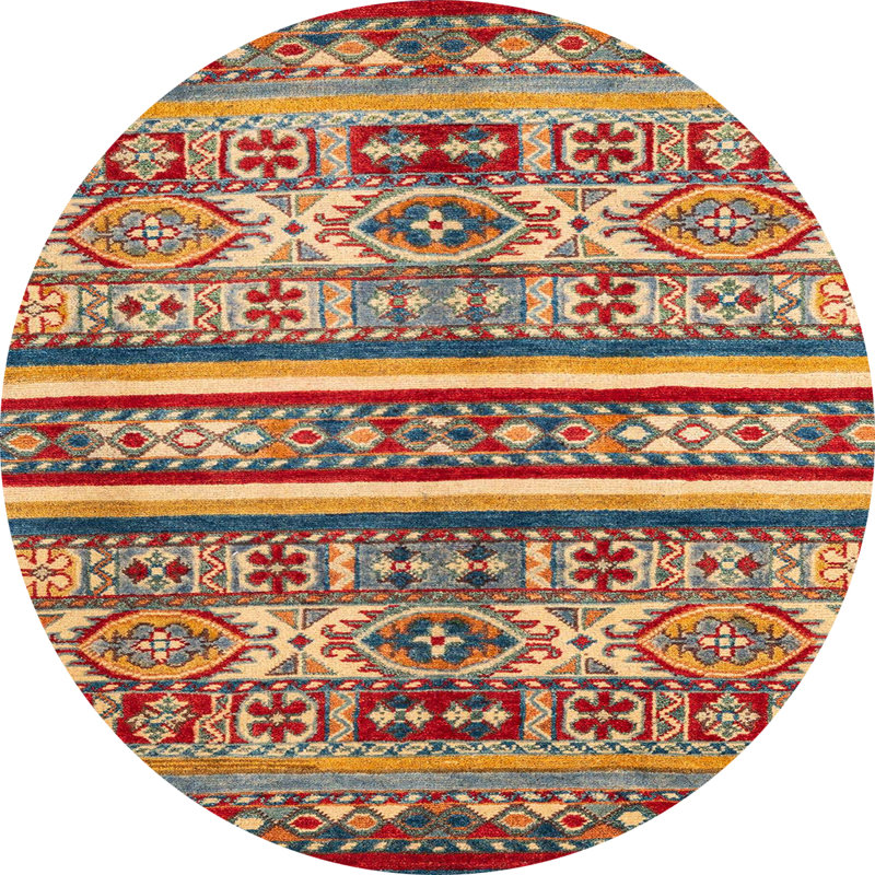 Tapis abstrait moderne 4288, Rond 4 pi