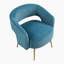 Fauteuil d'appoint 27,5 po Candide Modern Glam-1690656007