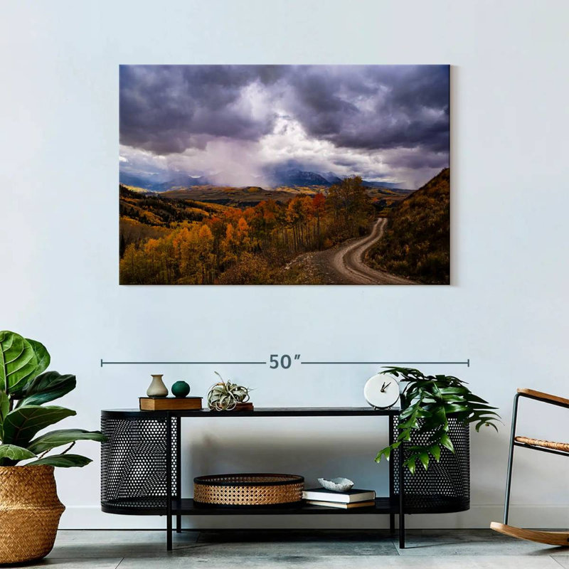 Roadside Aspen Trees, 30" H x 45" W