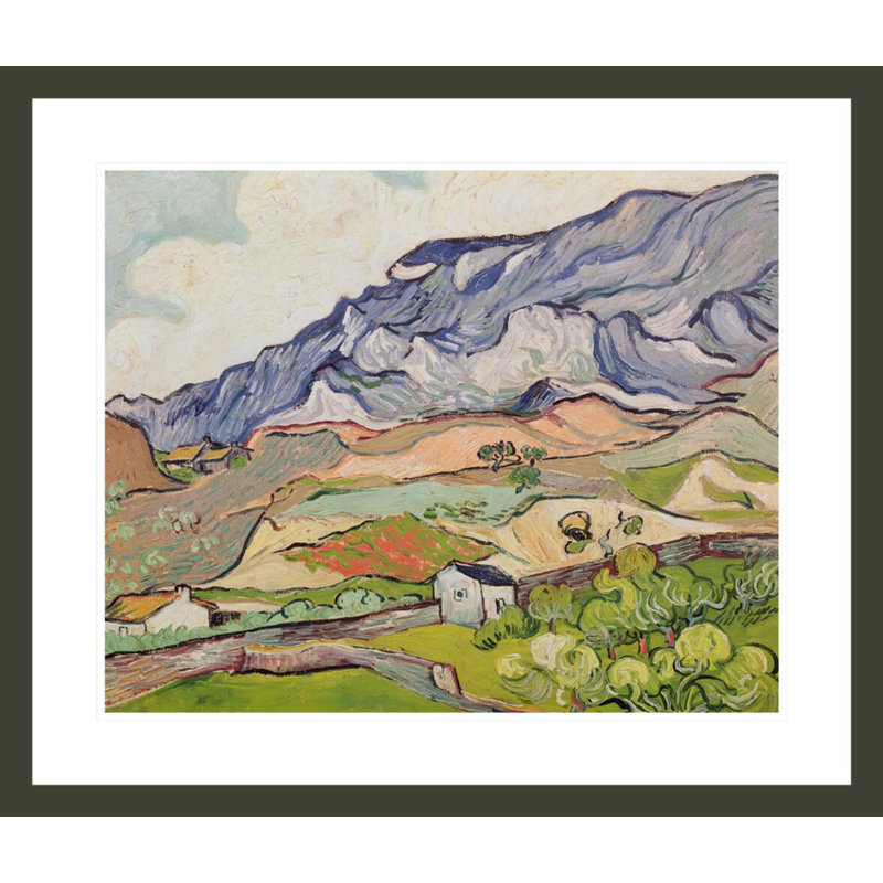 «The Alpilles» par Vincent van Gogh, impression giclée encadrée, H 23,5 po x l 27,63 po