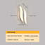 2-Light LED Flush Mounted Wall Sconce-1755354492