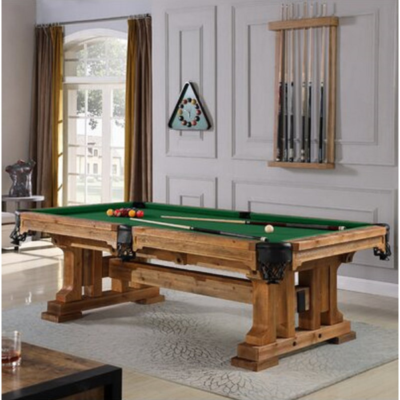 Colorado Slate Pool Table with Professional Installation Included, 7', English Green, Yes