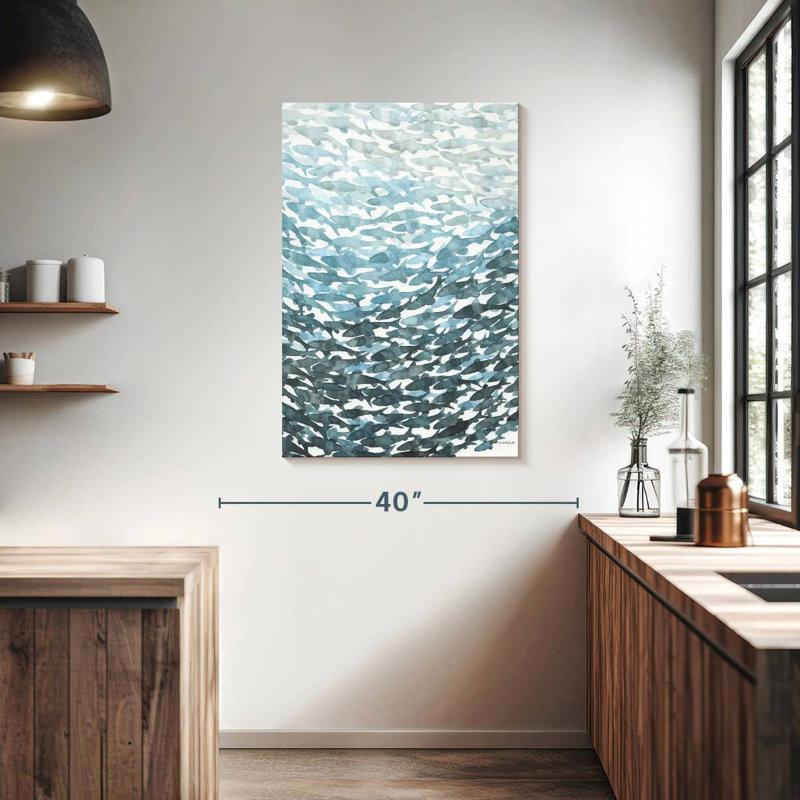 Brampt Deeper Blue, 39" H x 26" W
