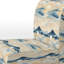 Coastal Landscape Minimal In Blue - Fauteuil de chambre rembourré de style bohémien, fauteuil d'appoint bleu