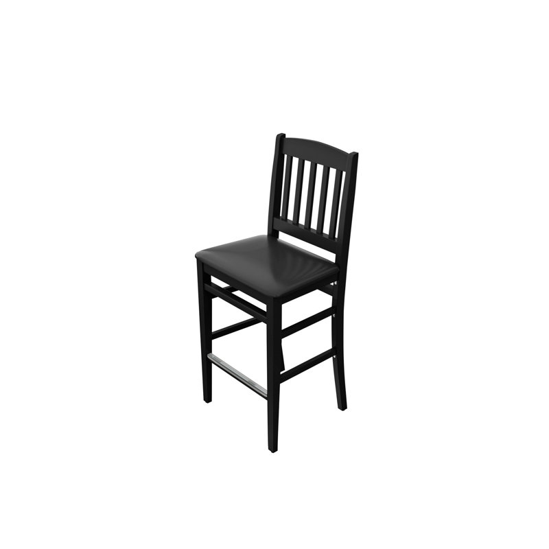 Educator Upholstered Counter Stool with Solid Wood Frame