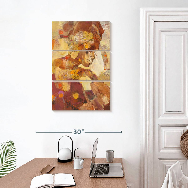 Leisha célèbre la beauté I, H 32 po x l 20 po