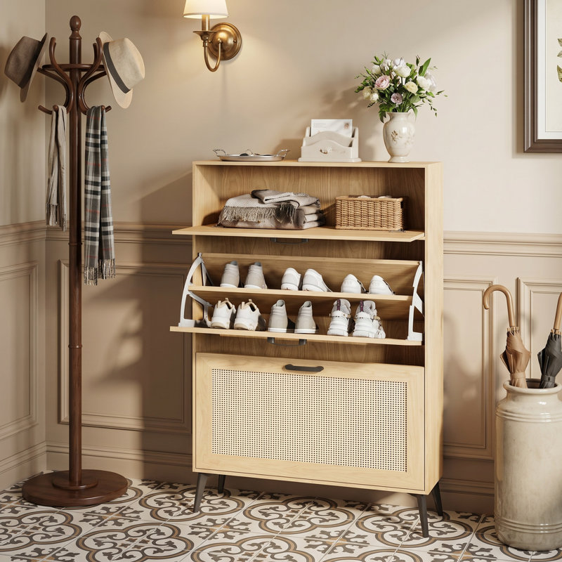 12 Pair Shoe Storage Cabinet