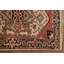 Tapis ivoire en laine noué à la main Heriz Serapi 3X8