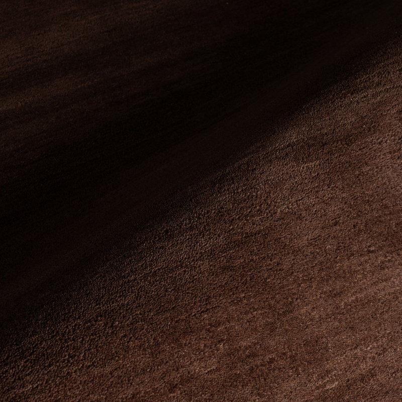 Pierre Wool Area Rug, Rectangle 6' x 9', Brown
