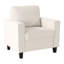 Fauteuil en polyester 85,09 cm de large-643447969
