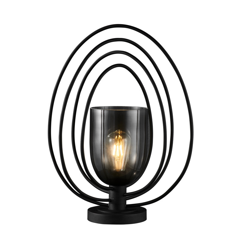 Lampe de table noire 20 po