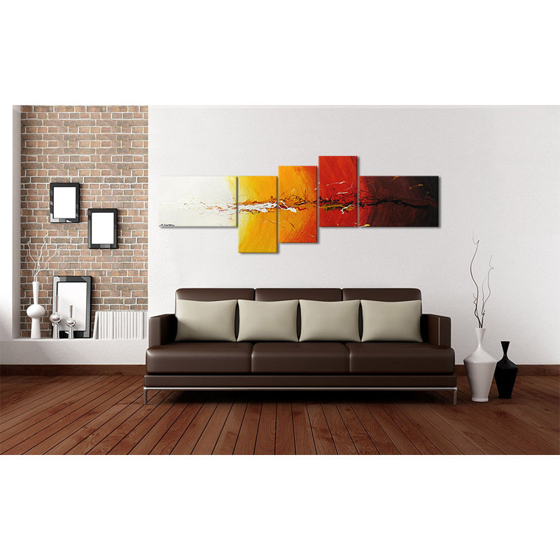 5 Piece No Frame Painting on Canvas