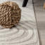 Tapis rayé crème / ivoire Maribo-88570904
