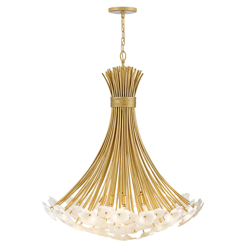 Marianne 8 - Light Steel Dimmable Chandelier