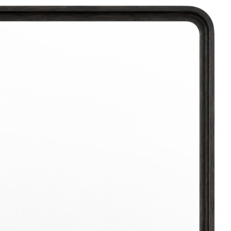 Noir Zayric X P 40 po Miroir rectangulaire moderne H
