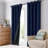 Eliott Solid 100% Blackout Thermal Insulated Grommet Curtain Panels Heat and Full Light Blocking Curtains for Living Room with Black Liner 2 Panels Set-1352076468-1352076471