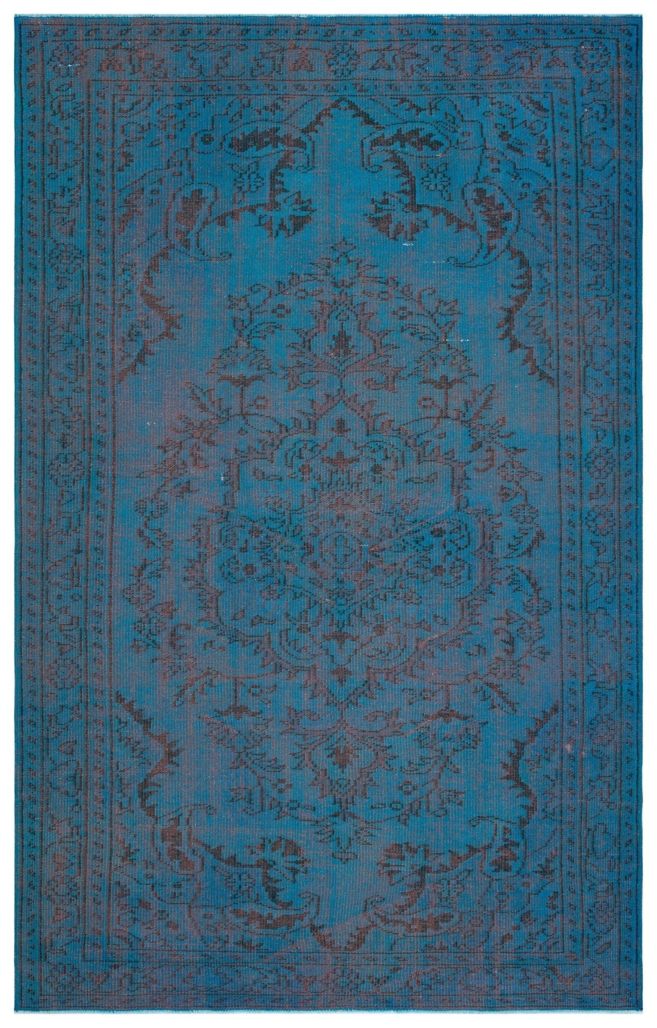 Rug N Carpet Atina Turquoise Vintage Wool Handmade Area Rug - Wayfair Canada