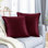 Nestl Velvet Decorative Throw Pillow Cover 2-Pack