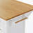 52'' Kitchen Island With Drop Leaf, Embossed Texture Kitchen Island On Wheels With Spice Rack, Towel Rack, 2 Doors And 5 Drawers-97175043