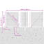 150 cm H x 2500 cm W Plastic Border Fencing