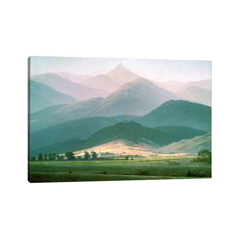 Paysage dans le Riesengebirge, 1810-11 - Giclée sur toile tendue avec châssis, H 40 po x l 60 po