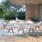 Anautica 8 - Person Wood Patio Dining Set with Rectangular Table