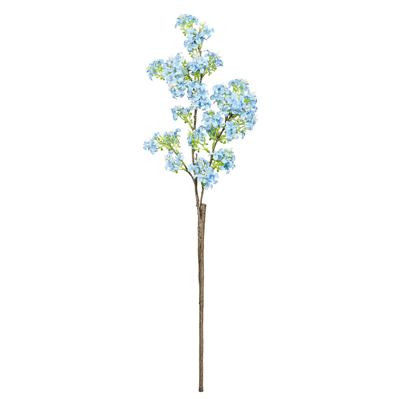 Tige de fleur de lilas artificielle, Bleu