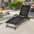Billett Outdoor Metal Chaise Lounge