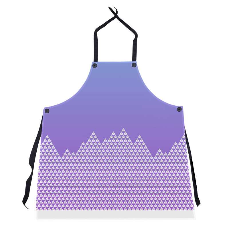 Bib Apron, Blue/Purple
