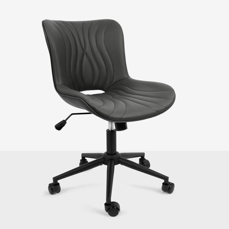 Stonehill Mid-century Home Office Chair Side Chair, Black