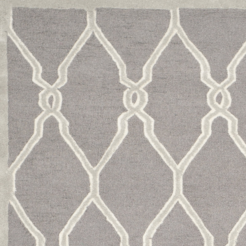 Cannen Hand Tufted Wool Geometric Rug, Runner 2'6" x 8'