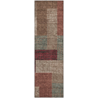 Premium Machine Washable Prisco Mocha Rug