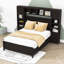Lit plateforme double avec rangement Milpara-2085049277