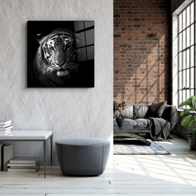 Elegant Decorative Tempered Glass Painting, 40 x 40 Inches | 100% Tempered Glass, Thickness: 0.16 Inches | UV Printing for Vibrant Colours & Durability | Perfect for Home Decor & Art Enthusiasts