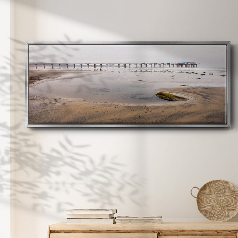 Scripps Pier- Framed Canvas