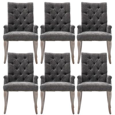 Chaises de salle à manger rembourrées Seita