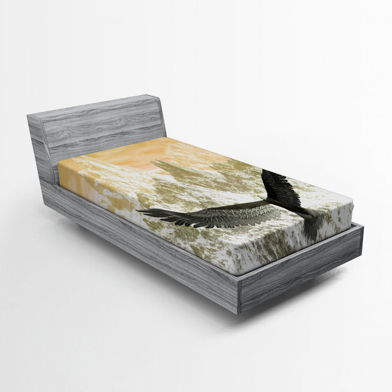 Drap-housse en microfibre Birds, Simple TG