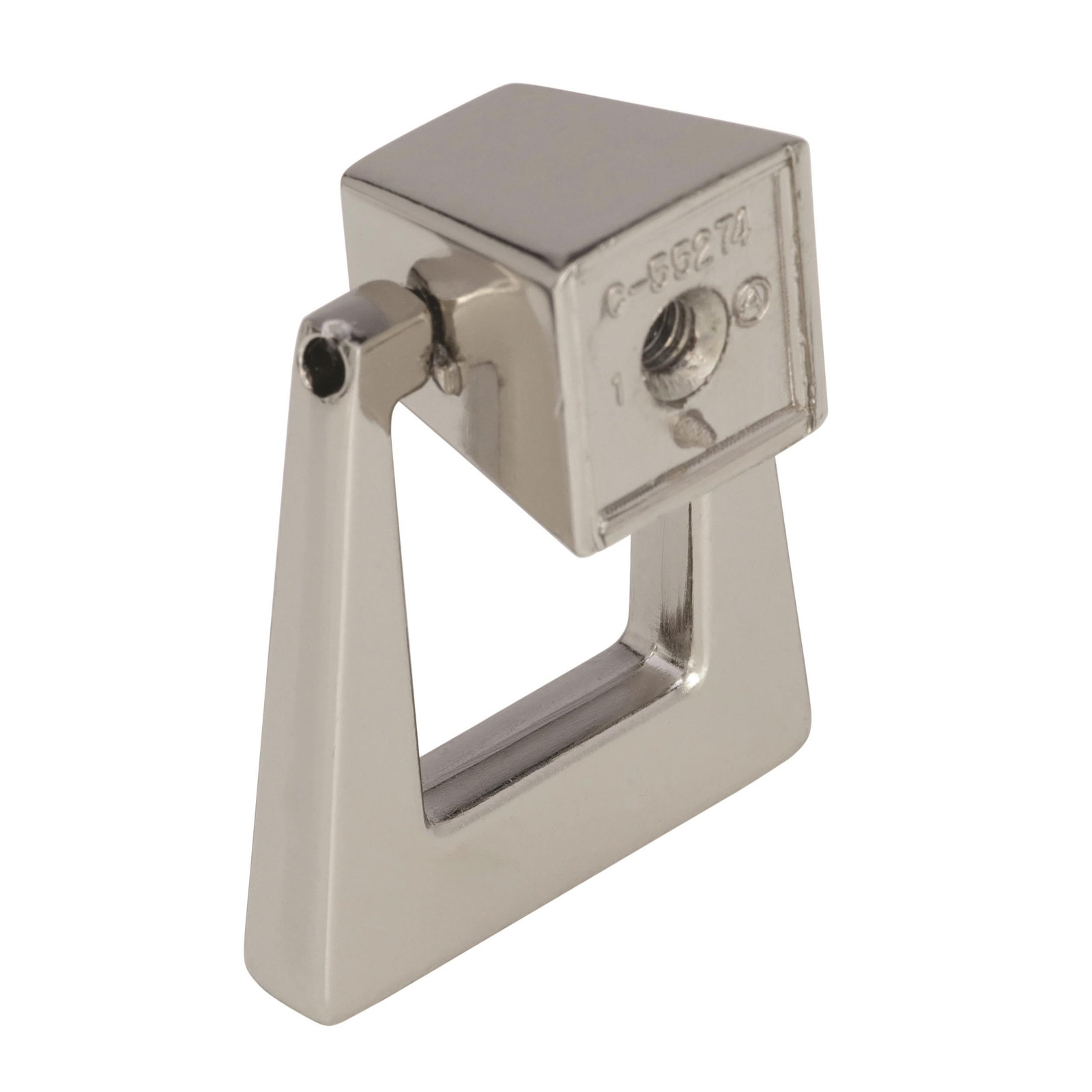 Blackrock Ring Drawer Pull, Polished Nickel