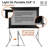 Light-On Grey 29.5" x 52.4" Portable Folding Frame CLR Projector Screen