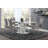 Odette 55"-71" Modern Extendable High Gloss Dining Table with Self-Storing Butterfly Leaf, Seats 6-1393967840