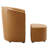 Modway Divulge Modern Leatherette Armchair and Ottoman-1100092801