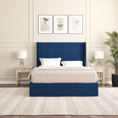 Barkat Upholstered Ottoman Storage Bed
