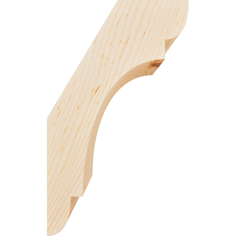 Attelle de genou olympique, Sapin de Douglas, Attelle lisse, H 10 po x l 3,5 po x P 6 po