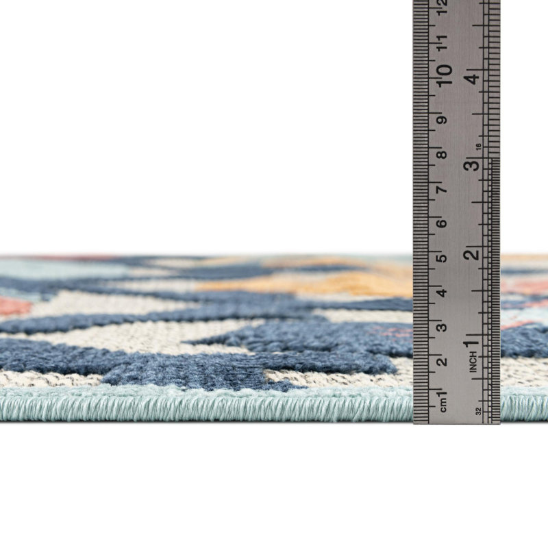 Hartin Indoor/Outdoor Rug Ivory, Rectangle 9' x 12'