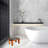 Dock 2-Piece Wooden Rest Stool With Wicker Seat